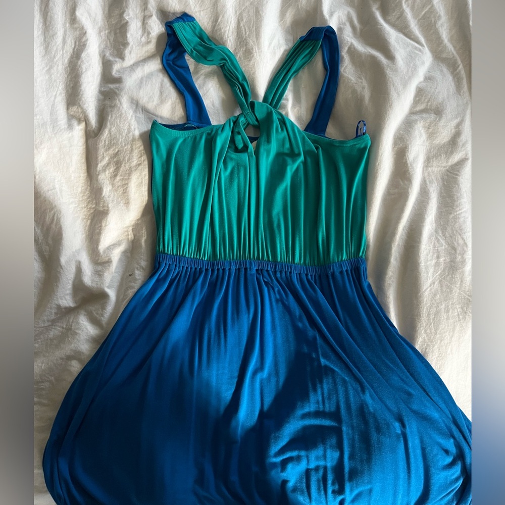 MYKONOS Color Block Maxi Dress